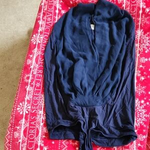 New York & Company Navy Bodysuit